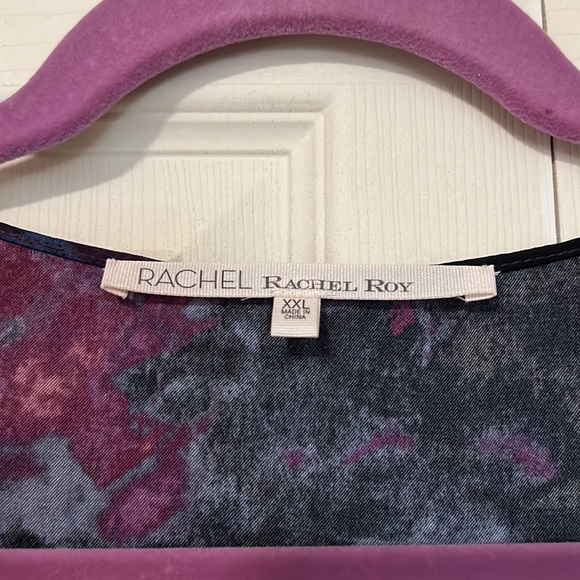 Rachel Roy Asymmetrical Abstract Print Tank - Picture 4 of 7